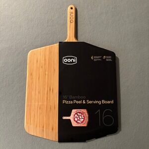 Ooni 16" Bamboo Pizza Peel & Serving Board UU-P08900 Wood Kitchen Tool